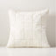 20" MATCH HIDE WHITE THROW PILLOW