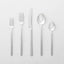 20-PIECE TILT BRUSHED SILVER FLATWARE SET