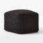 BOUCLE BLACK POUF