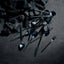 20-PIECE PARALLEL BRUSHED BLACK FLATWARE SET