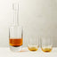 DUVAL DECANTER WITH AMBER DOUBLE OLD-FASHIONED GLASSES SET OF 2