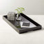 HIGH GLOSS BLACK RECTANGLE TRAY