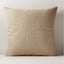 23" LENI BROWN LEATHER THROW PILLOW