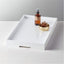 MARQ HIGH GLOSS WHITE RECTANGLE TRAY