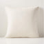 20" MATCH HIDE WHITE THROW PILLOW