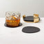 PEBBLE LEATHER COASTERS SET OF 4