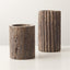 PIETRA TRAVERTINE PILLAR CANDLE HOLDERS