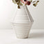 SENTRA TEXTURED WHITE VASE