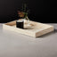 STACK RECTANGULAR TRAVERTINE TRAY