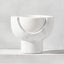 CALISTA WHITE FOOTED INDOOR/OUTDOOR PLANTER