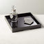 HIGH GLOSS LARGE BLACK SQUARE TRAY