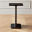 I BEAM BLACK MARBLE SIDE TABLE