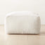 IVORY BOUCLE POUF LARGE