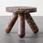 JAXX RED MARBLE SIDE TABLE