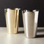 LIAM SHINY CHAMPAGNE GOLD STAINLESS STEEL TUMBLER 18 OZ