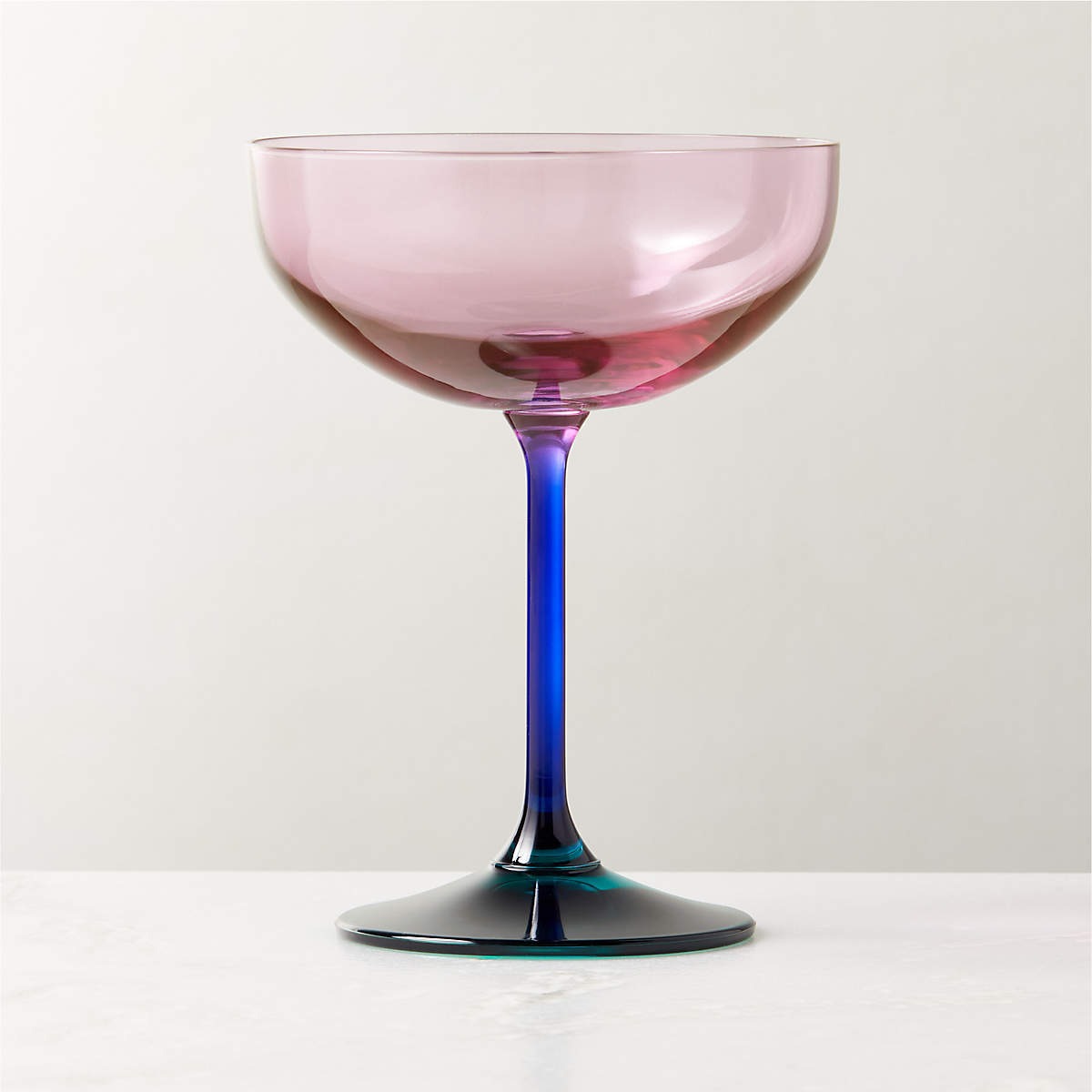 MARIE COBALT COUPE COCKTAIL GLASS