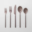 20-PIECE PIN SHINY GOLD FLATWARE SET