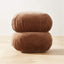 RUCHED VELVET POUF