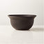 SCULPT TERRACOTTA BLACK SOUP BOWL