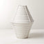 SENTRA TEXTURED WHITE VASE