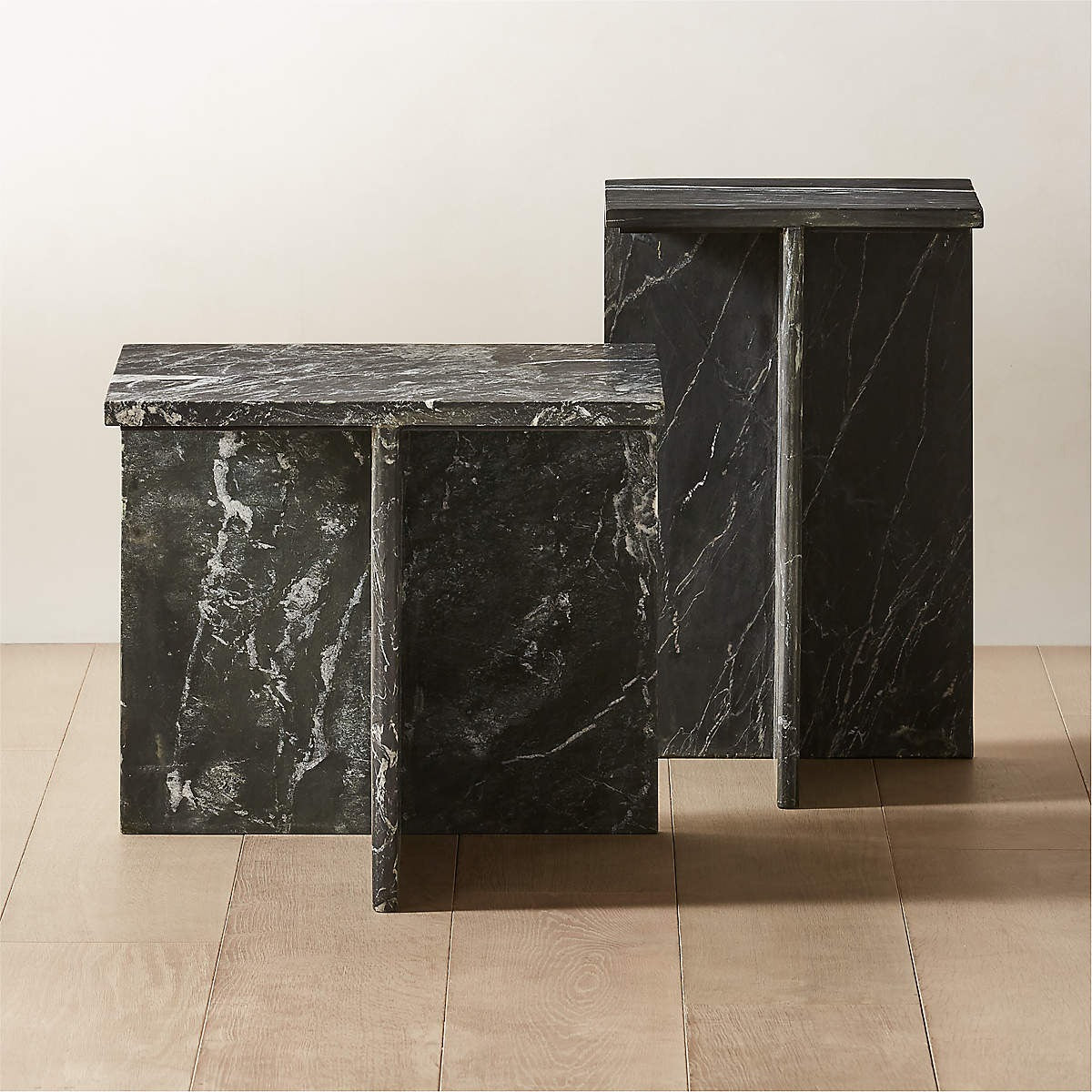T SHORT MARBLE SIDE TABLE